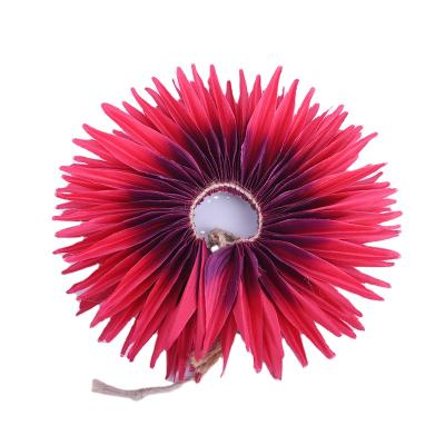 China HB0001-1 4Colors Factory Supplier HB0001-1 4Colors Artificial Silk Bird Paradise Sunflower Hair Braid Hawaii Dance Party Hair Clip Festival Performance Decoration for sale