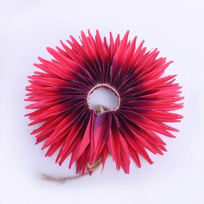 China Factory Supplier HB0001 38Colors 11cm Artificial Silk Bird Paradise Sunflower Hair Braid Hawaii Dance Party Flower Hair Clip Festival Performance Decoration for sale