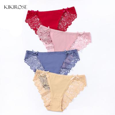 China Odm High Waist Antibacterial Breathable Ice Silk Plain Dyed Underwear Seamless Knickers Panties For Women for sale