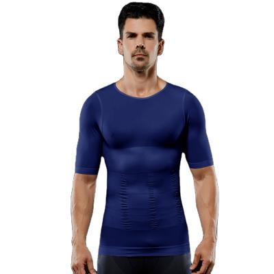 China QUICK DRY Custom Fitness Tops OEM Serivice Quick Dry Men's Workout Clothing Shapewear Seamless Body for sale