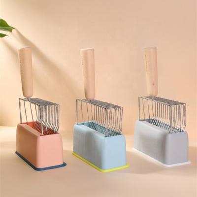 China Plastic Pet Cat Litter Scoop With Stand Cat Litter Scoop Holder Cat Litter Scoop Cleaner Premium Viable Garbage for sale