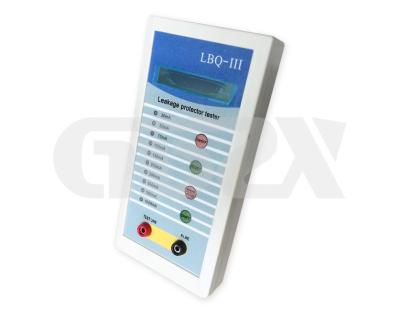 China 1000mA AC220V 380V Handheld Leakage Current Tester，Leakage protector tester for sale