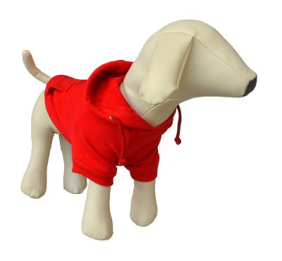 China Stocked Solid Cotton High Quality Dog Hoodie Clothes With Pocket for sale