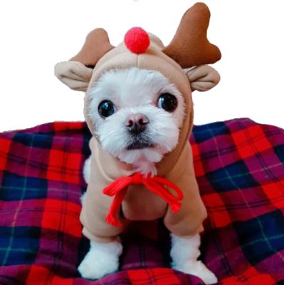 China Best Stocked Wholesale Pet Clothes Cute Warm Dog Hoodie Sweatshirt Coat Sweater Suit for sale