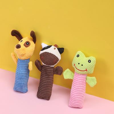 China Wholesale Custom Durable Stuffed Toy Set Pet Dog Squeaky Stored Interactive Chew Toys for sale