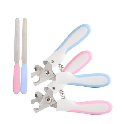 China Factory Wholesale Easy Stocked Pet Nail Cutter Stainless Steel Used To Cut Pet Claw Card Packing Custom Small Size for sale