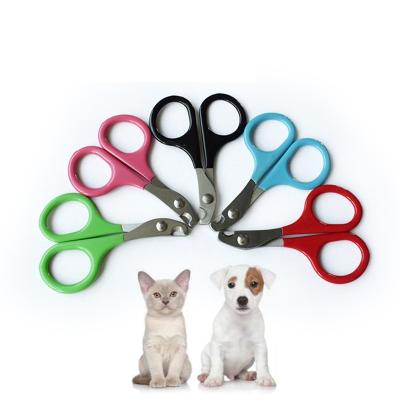 China Small Stocked Hot Selling Wholesale Stainless Steel Pet Cat Dog Nail Clipping Cutter Pet Grooming Tool for sale