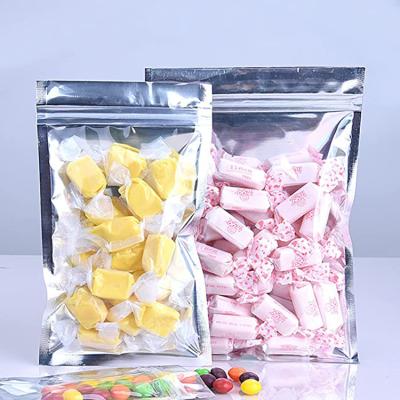 China Factory Supply Cheap Price Aluminum Foil Bag ,Resealable Zipper Ziplock Stand Up Food Aluminum Foil Bag With Windows for sale