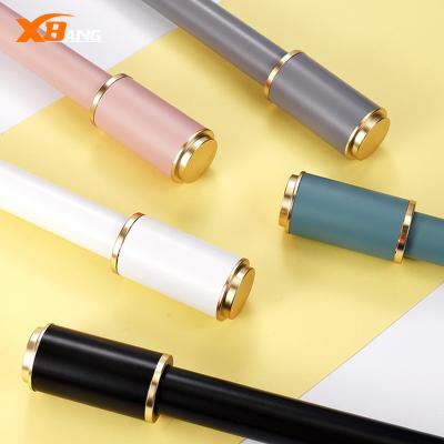 China Contemporary Rome Curtain Rod Aluminum round tube series adjustable curtain accessories curtain pole with low price for sale