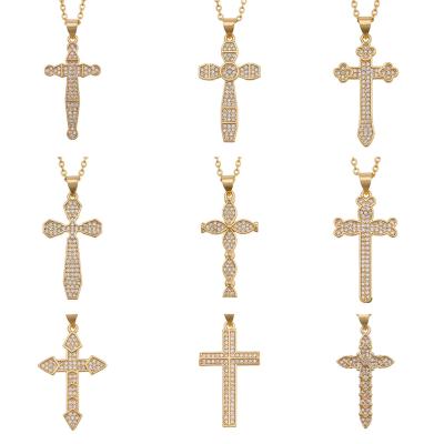 China Wholesale Faith CLASSIC different hot simple cross pendant necklace fashion sale style fashion cross necklace for men for sale