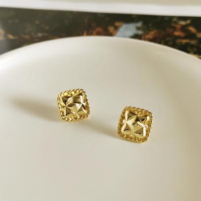 China Simple Design Anti-allergic Fancy FASHIONABLE CZ 925 Sterling Silver Stud Earrings for Girls Jewelry for sale