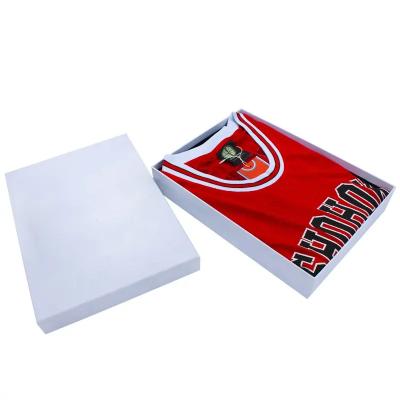 China Wholesale Custom Recycled Materials 2023 Logo Luxury Cardboard T-shirt Eco-friendly Apparel Storage Clothes Packaging for sale