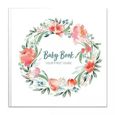 China High quality first grade first year girl book baby album children books diary notebook first baby memory book milestone memory book wholesale for sale