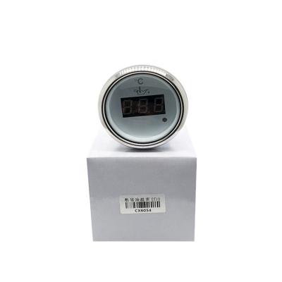 China CX6054 Face Chip 52mm & White Automotive High Quality 362-20ohm 52mm Stepper Motor Digital Oil Temperature Gauge Oil Temp Meter 2