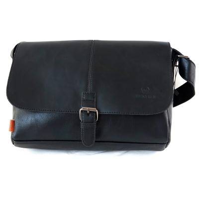 China 2021 New Men's Casual PU Leather Men's Bag Fashion Texture One-Shoulder Messenger Bag for sale