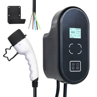 China Type Copper/Rubber/Cable/Thermoplastic Material 32A 220V 7kw - 2 Wallbox EV Charger for sale