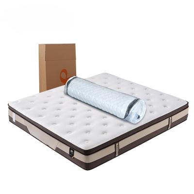 China Removable Cover Mattress Factory OEM/ODM High Quality Hotel Pocket Modern Latex King Queen Memory Foam Spring Mattress for sale