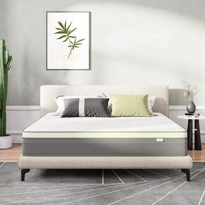 China Removable Cover Factory customize roll mattress in a box cooling orthopedic natural latex bamboo charcoal memory foam spring mattresses for sale