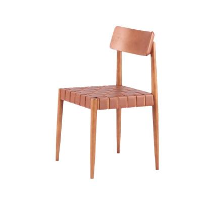 China Adjustable (other) Original Design  Dining Room Furniture Modern PP Plastic Stackable Chair with Wooden Legs  Home Furniture for sale