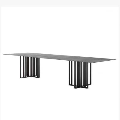 China Marble Modern Furniture Legs Marble Top Dining Tables Designs Stainless Steel Black Blue Metal OEM Key Glass Gray Glod Packing Room for sale