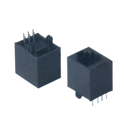 China JINDA 1x1 pcb 6P6C port 6P6C unshielded waterproof connectors rj45 for sale