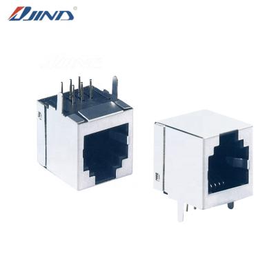 China PCB JINDA RJ45 180 Degree Shielded Connectors for sale