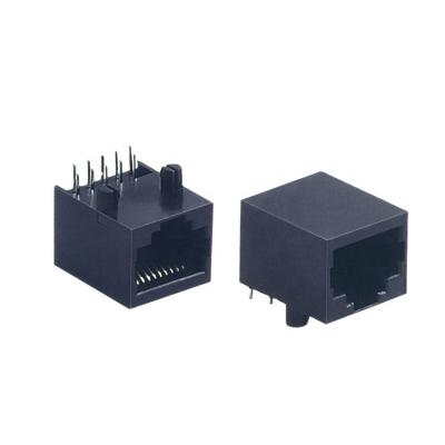 China PCB JINDA good quality 1x1 Port 8p8c unshielded smt rj45 connector for sale