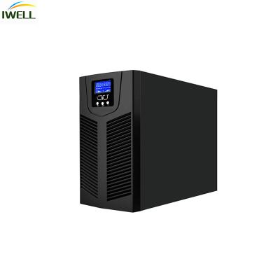 China INSTRUMENTATION CPU Control Tower Style 380v/220v High Frequency Online Pure Sine Wave Ups 15kva 12kw 12000w Long Standby Time Ups With LCD for sale