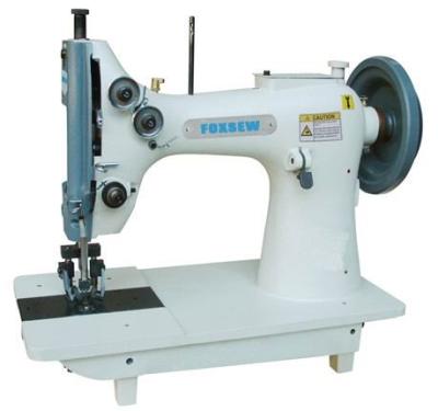 China Double Needle Top and Bottom Feed Lockstitch Moccasin Machine for Extra Heavy Duty for sale