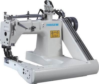 China Three Needle Feed-off-the-Arm Sewing Machine (with Internal Puller) for sale