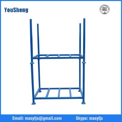 China Warehouse Cargo Equipment stacking Steel Folding Tyre Rack for sale