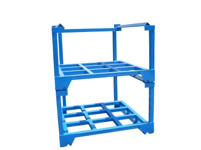 China Warehouse Storage Power Coated Steel Tyre Pallet Stacking Rack For Sale for sale