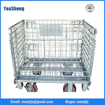 China Storage cage for warehouse storage wire mesh cage Metal storage cage for sale