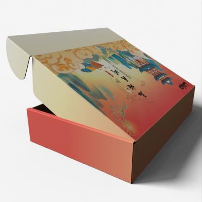 China Wholesale Materials Custom Chinese Wind Box Tea Set Paper Packaging Box Food Recycled Paper Packaging Gift Box for sale