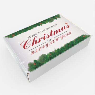 China Recycled Christmas New Year Custom Wholesale Paper Gift Box Folding Paper Packaging Boxes Cardboard Boxes Materials for sale