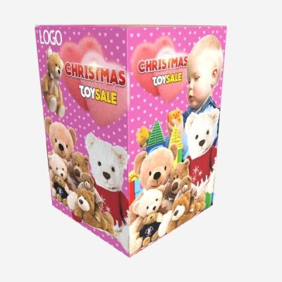 China Christmas New Year Children's Toy Paper Packaging Box Doll Doll Packaging Box Of The Holiday Reused Materials Children's Gift Box for sale