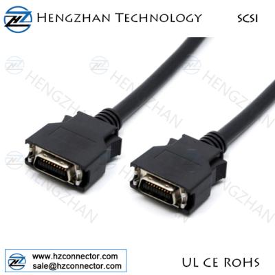 China PBT UL94V-0 industrial control SCSI 20PIN CABLE scsi connector (SCSI 20) for sale