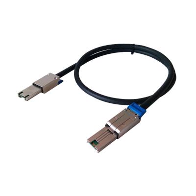 China Camera 1M Mini Sas SFF8088 Male To Male Cable With Shell Mini Sas To Usb Zinc Alloy Cable Mini Sas Sff 8088 for sale