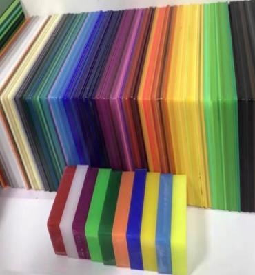 China China supply acrylic plastic sheet/plastic board, color cast pmma perpex acrylic for sale for sale