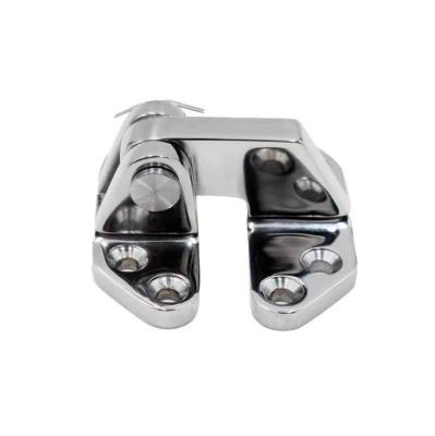 China 316 Stainless Steel Material Hinge Hinge Hatch Cover Yacht Accessories 316 Stainless Steel Heavy Duty Marine Opening Hinge for sale