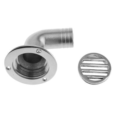 China Scuttle Marine Stainless Steel Floor Drain Boat Accessories Boat Deck Drain For Boat Yacht for sale