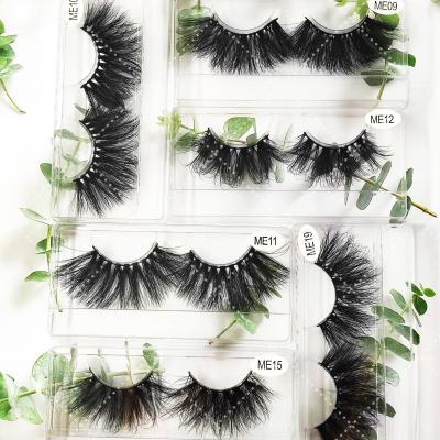 China Natural Private Label High Quality 5d Mink Lashes 25mm 27mm Real Mink Lashes With Case for sale