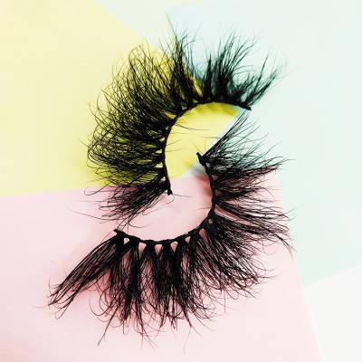 China Mink Lashes Vendor Customized Lashes Natural Long Real Mink Eyelash for sale