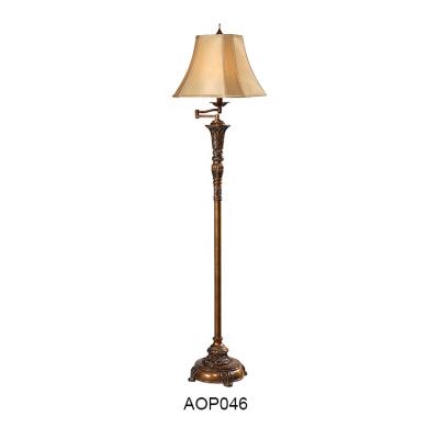 China Retro Swing Arm Floor Lamp Living Room Wholesale Decorative Vintage Swing Arm Floor Lamps for sale