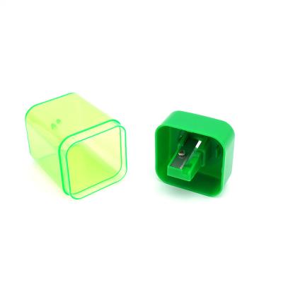 China Office School Mechanical Pencil Sharpeners Factory Price Manual Hot School Use Single Hole Parts Accessory Plastic Pencil Sharpener for sale