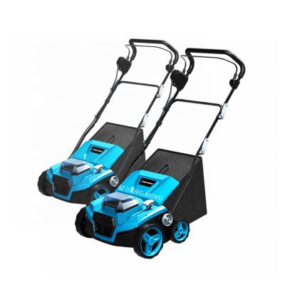 China Selling Electric Rechargeable Cordless Grass Scarifer and Tiller Lawn Rake ST-B0136-2T Model 4.0A Dethatcher Direct Manufacturer for sale