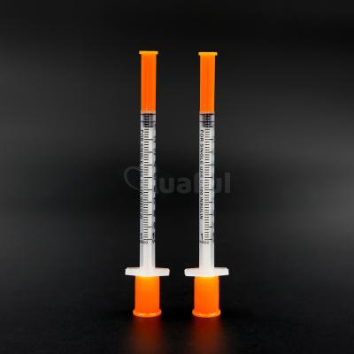 China Medical PP Products 0.5ml 1ml Sterile Syringe Disposable Syringes Insulin for sale