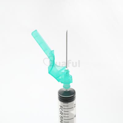 China High Quality PP Safety Syringe Safety Needle With Shielded Cover for sale