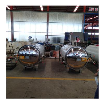 China Goat milk pouches and bottle canned food retort sterilizer for sale