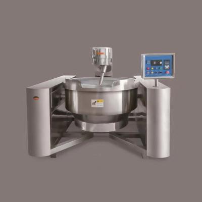 China Vegetable Processing Plant Chili Sauce Cooking Kettle Lined With Stir for sale